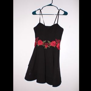 Homecoming short floral dress